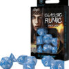 Q Workshop Classic Runic Dice Set Glacier & White