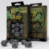 Celtic 3D Dice Set Gray & Black