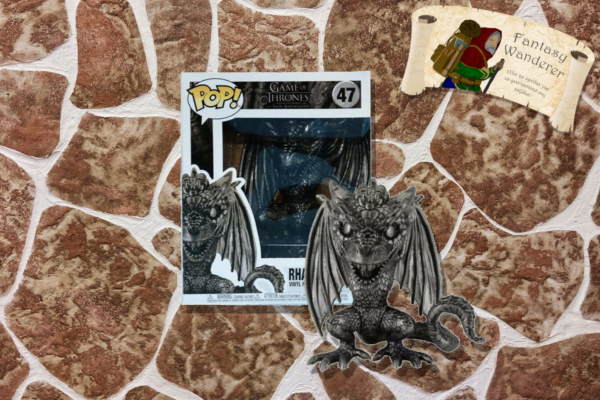 Funko POP! Game of Thrones - Rhaegal (Iron) #47 Supersized Figure (Exclusive)