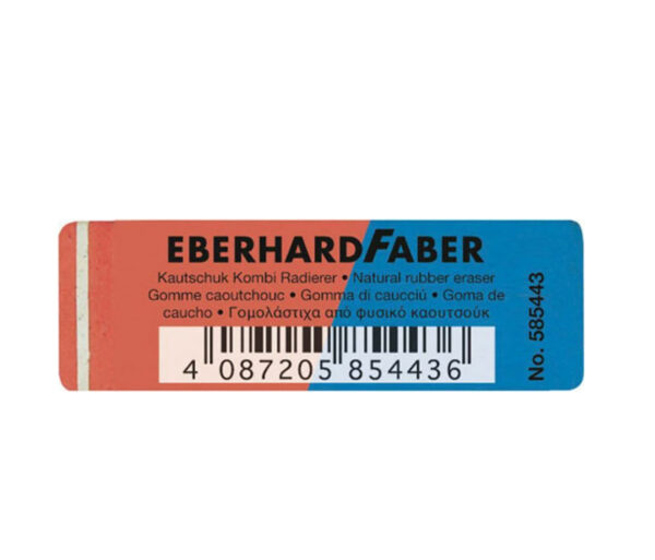 Γόμα για Μολύβι και Στυλό Eberhard Faber Δίχρωμη